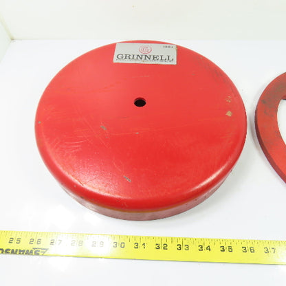 Grinnell 1980 Fire Protection Mechanical Water Motor Gong Bell W/ Internal Wheel