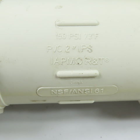 2" IPS PVC Compression Coupler Pipe Fitting 150 PSI