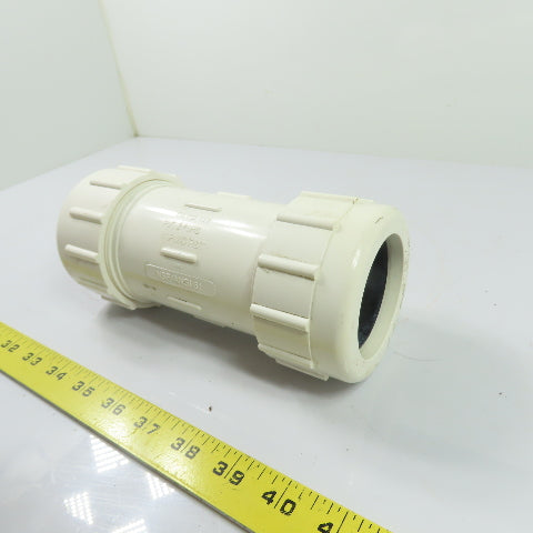 2" IPS PVC Compression Coupler Pipe Fitting 150 PSI