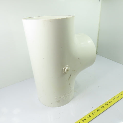 Charlotte 401-060 6" Schedule 40 PVC Tee Pipe Fitting