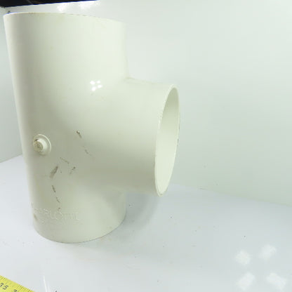 Charlotte 401-060 6" Schedule 40 PVC Tee Pipe Fitting