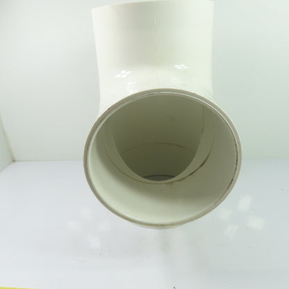 Charlotte 401-060 6" Schedule 40 PVC Tee Pipe Fitting