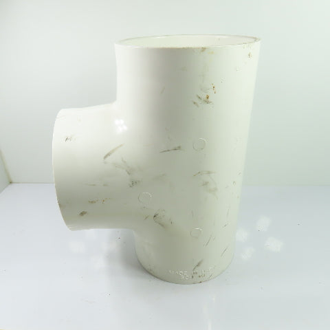 Charlotte 401-060 6" Schedule 40 PVC Tee Pipe Fitting