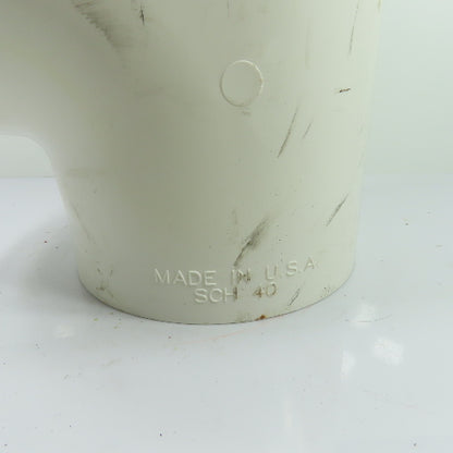 Charlotte 401-060 6" Schedule 40 PVC Tee Pipe Fitting