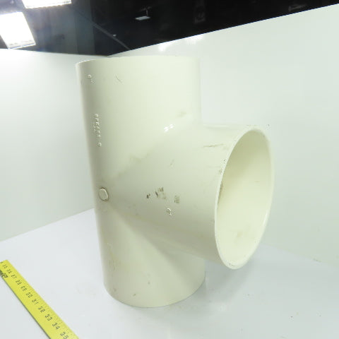Spears D2466 6" PVC Sch 40 Tee Pipe Fitting