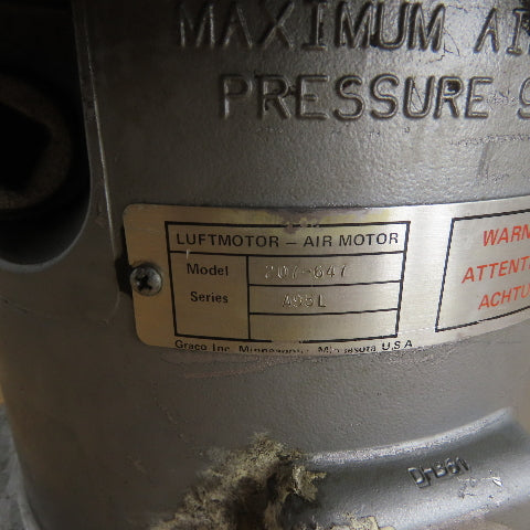 Graco 207-647 King Air Powered Pump Motor Series A95L 90 PSI