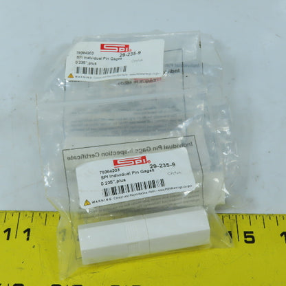 SPI 29-235-9 Class ZZ Individual Pin Gage 0.235"+ Lot Of 4