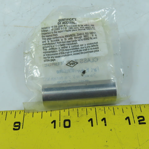 Vermont Gage 111164000 Class ZZ Individual Pin Gage .640"+
