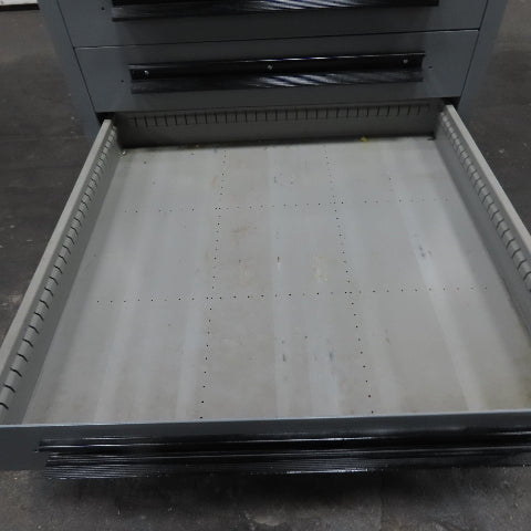 Lyon 8 Drawer Industrial Small Parts Tool Storage Cabinet 28" X 30" X 44-1/2"