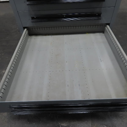 Lyon 8 Drawer Industrial Small Parts Tool Storage Cabinet 28" X 30" X 44-1/2"