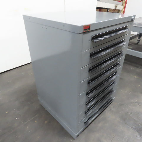 Lyon 8 Drawer Industrial Small Parts Tool Storage Cabinet 28" X 30" X 44-1/2"