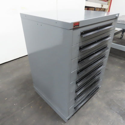 Lyon 8 Drawer Industrial Small Parts Tool Storage Cabinet 28" X 30" X 44-1/2"