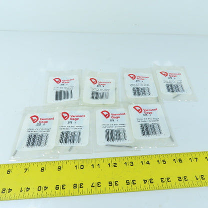 Vermont Gage 111107800 Class ZZ Individual Pin Gage .078"- Lot Of 8