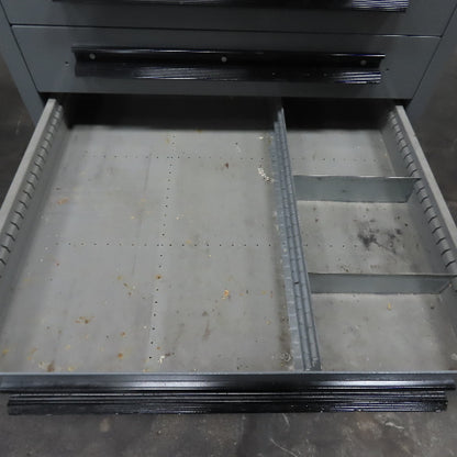 Lyon 8 Drawer Industrial Small Parts Tool Storage Cabinet 28" X 30" X 44-1/2"