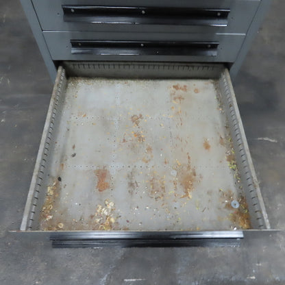 Lyon 8 Drawer Industrial Small Parts Tool Storage Cabinet 28" X 30" X 44-1/2"
