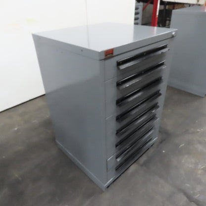 Lyon 8 Drawer Industrial Small Parts Tool Storage Cabinet 28" X 30" X 44-1/2"