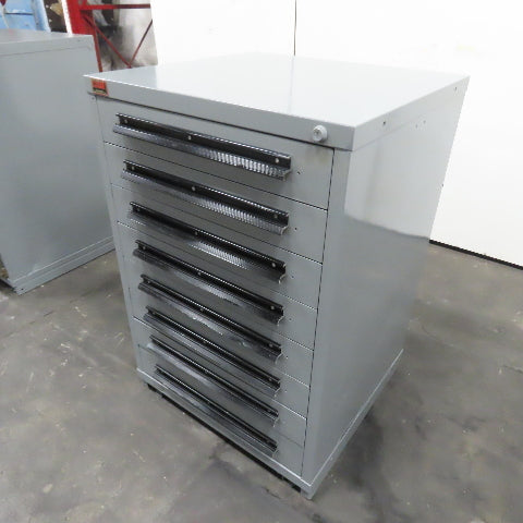 Lyon 8 Drawer Industrial Small Parts Tool Storage Cabinet 28" X 30" X 44-1/2"