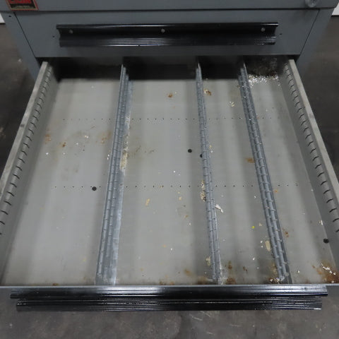 Lyon 8 Drawer Industrial Small Parts Tool Storage Cabinet 28" X 30" X 44-1/2"
