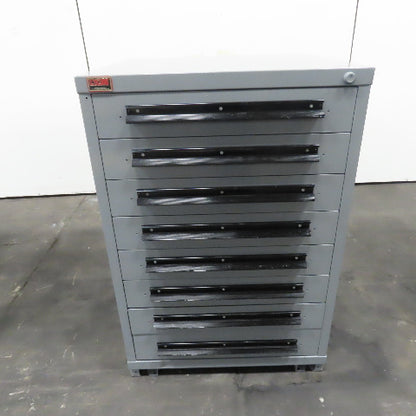 Lyon 8 Drawer Industrial Small Parts Tool Storage Cabinet 28" X 30" X 44-1/2"