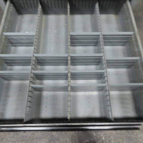 Stanley Vidmar 6 Drawer Small Parts Tools Storage Shop Cabinet 28" X 30" X 44.5"