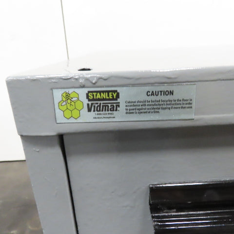 Stanley Vidmar 6 Drawer Small Parts Tools Storage Shop Cabinet 28" X 30" X 44.5"
