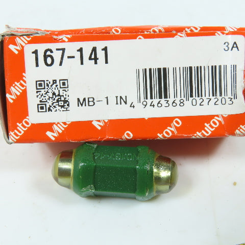 Mitutoyo 167-141 MB-1 1" Flat End Micrometer Calibration Standard