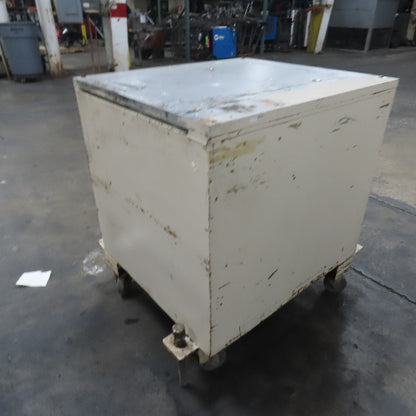 29-1/4" x 32-1/2" x 1" Thick Aluminum Top Steel Industrial Cabinet Work Bench