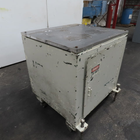 29-1/4" x 32-1/2" x 1" Thick Aluminum Top Steel Industrial Cabinet Work Bench