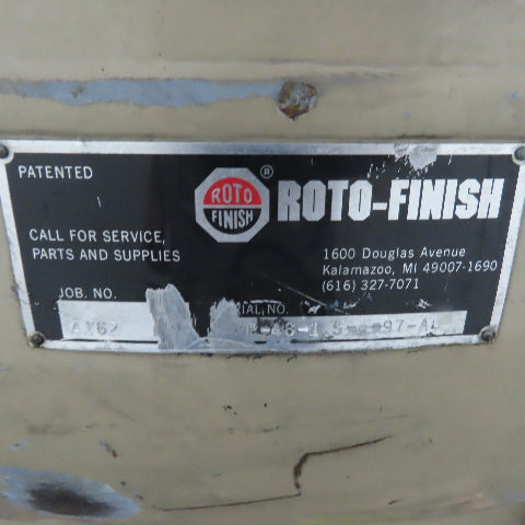Roto-Finish MP-48-1.5-4 Multi-Pass 1-1/2" Channel Vibratory Deburring Unit 48"