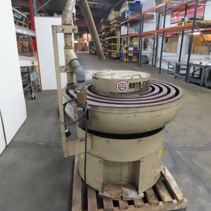 Roto-Finish MP-48-1.5-4 Multi-Pass 1-1/2" Channel Vibratory Deburring Unit 48"