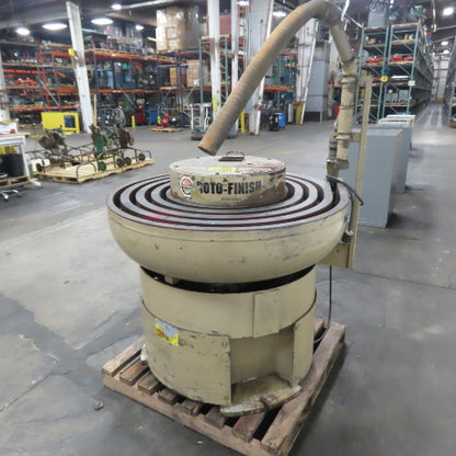 Roto-Finish MP-48-1.5-4 Multi-Pass 1-1/2" Channel Vibratory Deburring Unit 48"