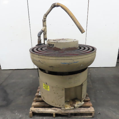 Roto-Finish MP-48-1.5-4 Multi-Pass 1-1/2" Channel Vibratory Deburring Unit 48"