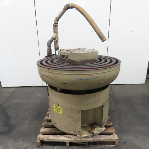 Roto-Finish MP-48-1.5-4 Multi-Pass 1-1/2" Channel Vibratory Deburring Unit 48"