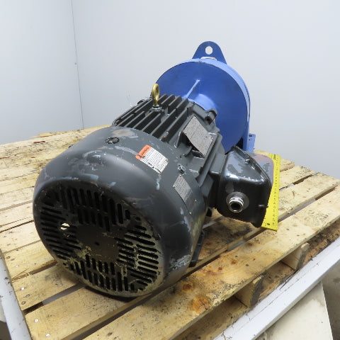 U.S. Motors HD15P2EC 15HP 11:1 Gear Motor 230/460V 3Ph 1775RPM 254TC 165RPM