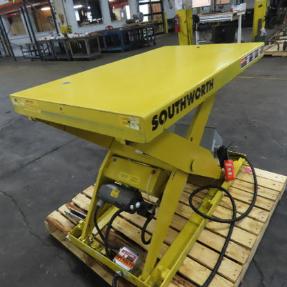 Southworth LS2-36 2000LB Hydraulic Scissor Lift Table 48" x 28" 230/460V 3Ph