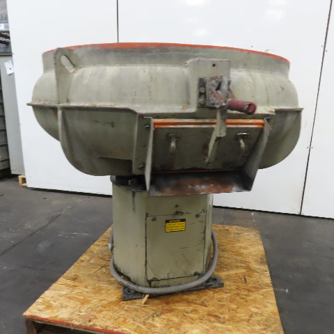 Vibratory Media Finisher Polisher Tumbler 48" Bowl 230/460V 3Ph 5Hp Tested