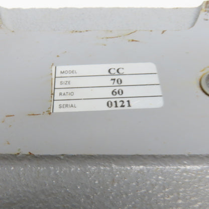 A.O. Smith 46807352543-0A 1HP Variable Speed DC Double Reduction Gearmotor 14RPM