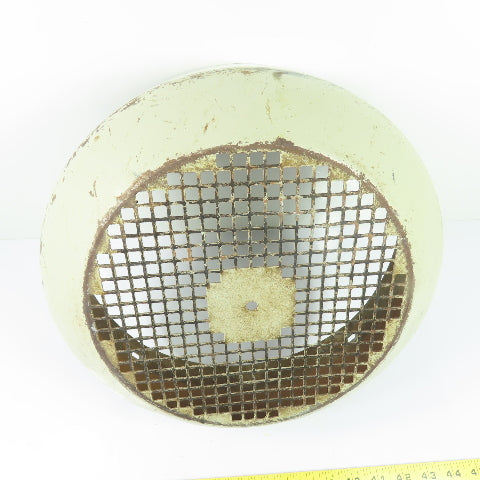 Electric Motor Fan Cover Shroud Guard 12-1/4" OD x 4-1/2" Wide