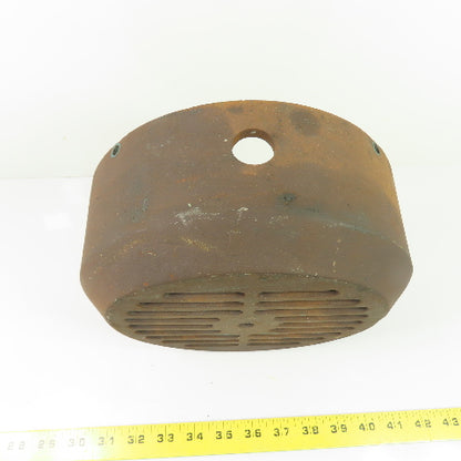 Cast Iron Electric Motor Fan Cover Shroud Guard 9-1/2" OD x 4" Wide