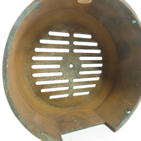 Cast Iron Electric Motor Fan Cover Shroud Guard 9-1/2" OD x 4" Wide