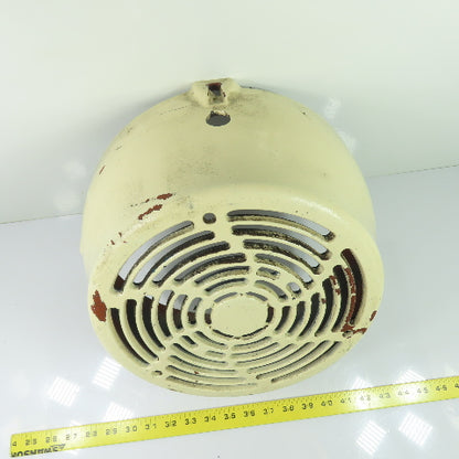 Cast Iron Electric Motor Fan Cover Shroud Guard 12-3/8" OD x 5-3/4" Wide