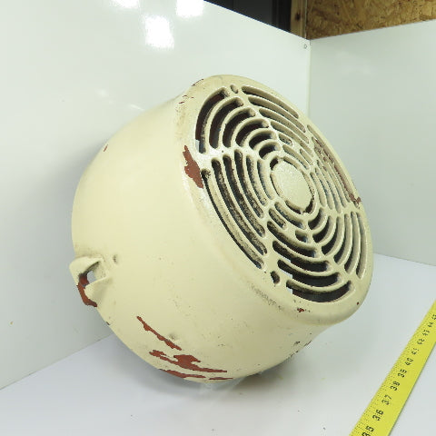 Cast Iron Electric Motor Fan Cover Shroud Guard 12-3/8" OD x 5-3/4" Wide