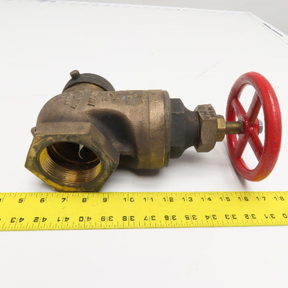 Powhatan 19-281 2-1/2" Brass Fire Hose Gate Valve 300W