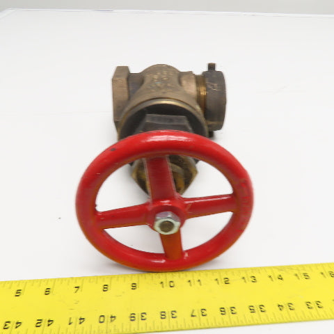 Powhatan 19-281 2-1/2" Brass Fire Hose Gate Valve 300W