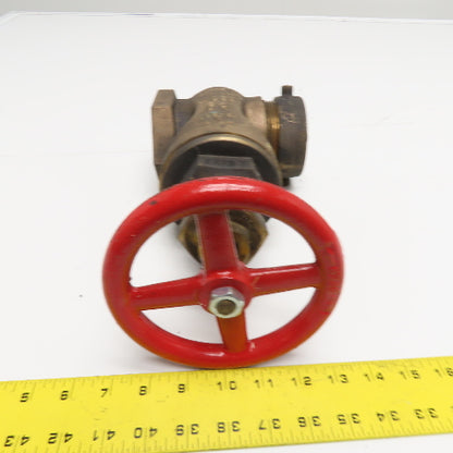 Powhatan 19-281 2-1/2" Brass Fire Hose Gate Valve 300W