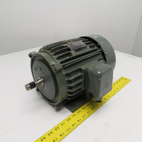 Teco AE CPXX 2HP 3Ph Pole Change Induction Motor 220V 1740/860RPM 112M Tested