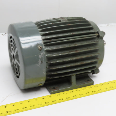 Teco AE CPXX 2HP 3Ph Pole Change Induction Motor 220V 1740/860RPM 112M Tested