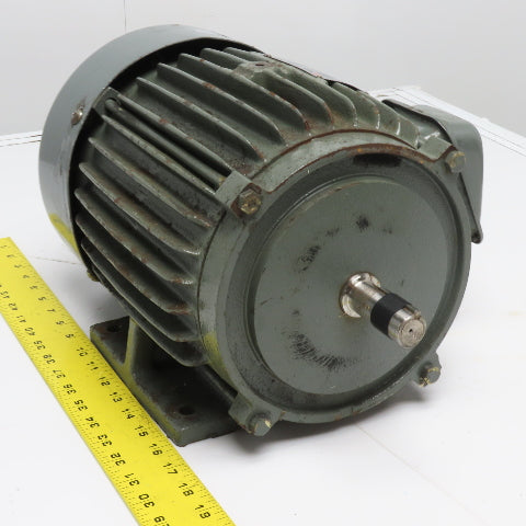 Teco AE CPXX 2HP 3Ph Pole Change Induction Motor 220V 1740/860RPM 112M Tested