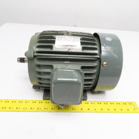 Teco AE CPXX 2HP 3Ph Pole Change Induction Motor 220V 1740/860RPM 112M Tested