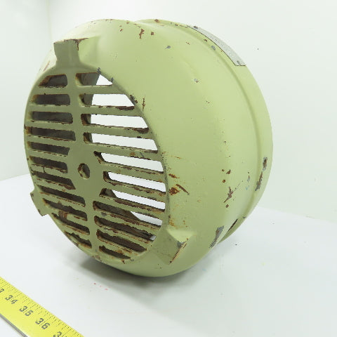 Cast Iron Electric Motor Fan Cover Shroud Guard 10-1/2" OD x 5" Wide